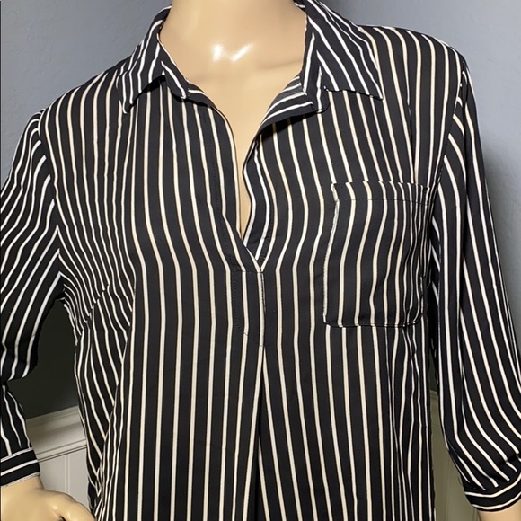 Timing Tops - Timing Large Striped Blouse